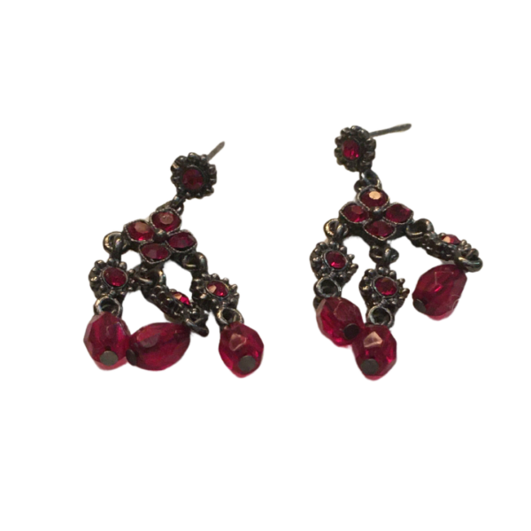 Ruby Chandelier Earrings