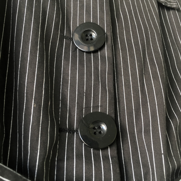 Striped Button Up Drawstring Top - Image 8