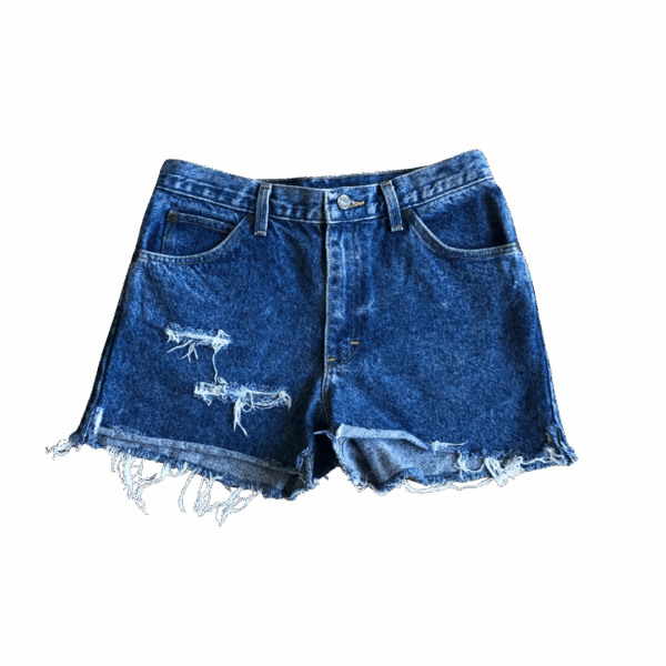 Short Cut Denim Shorts