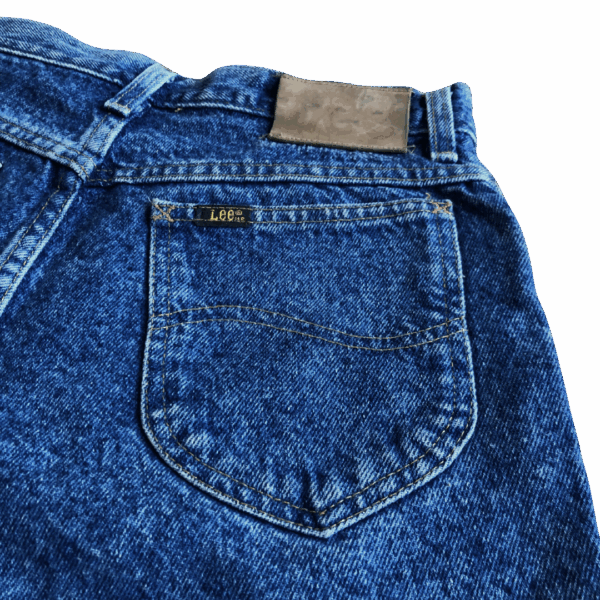 Short Cut Denim Shorts - Image 2