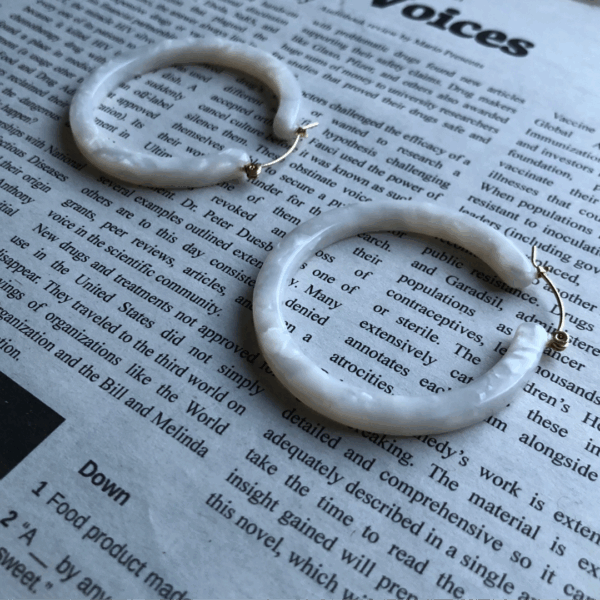 Hoop Cloud Earrings