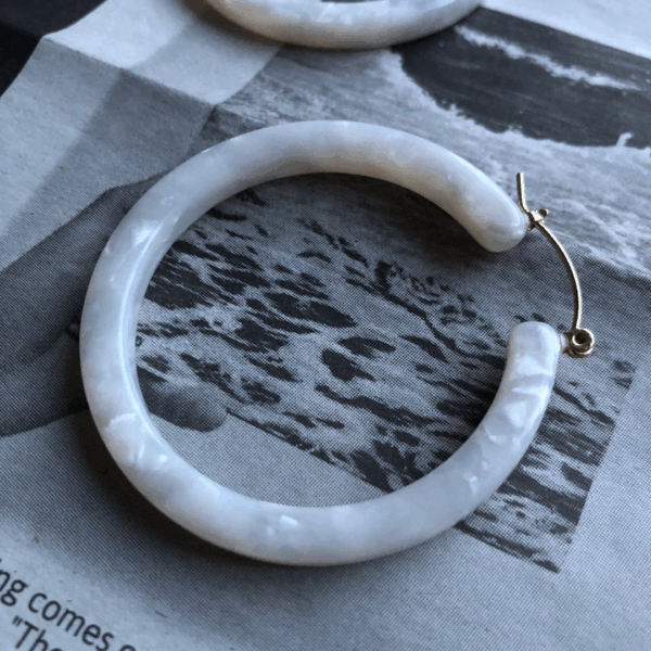 Hoop Cloud Earrings - Image 7