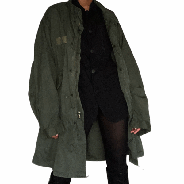 Oversized Khaki Parka - Image 3