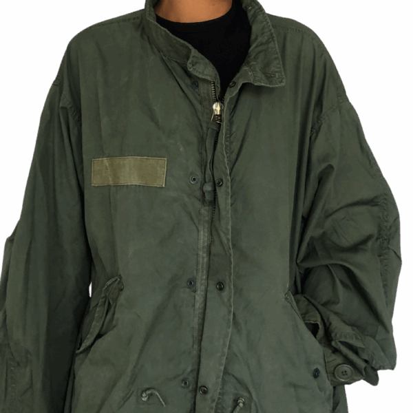 Oversized Khaki Parka - Image 4