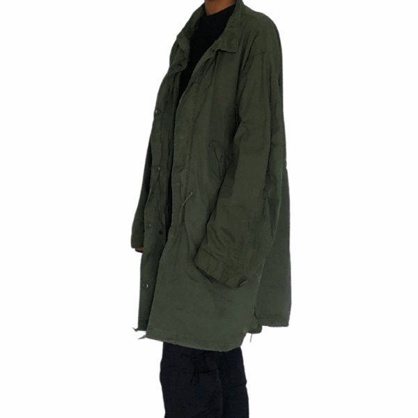 Oversized Khaki Parka - Image 11