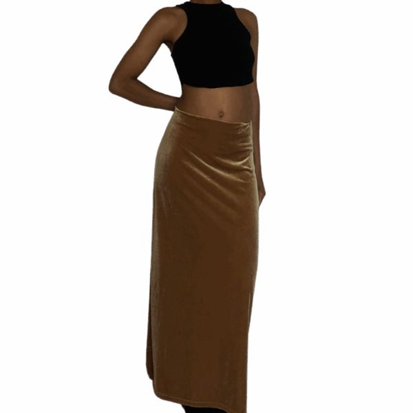 Golden Silk Skirt - Image 5