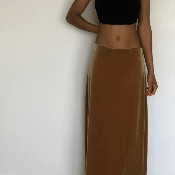 Golden Silk Skirt - Image 7