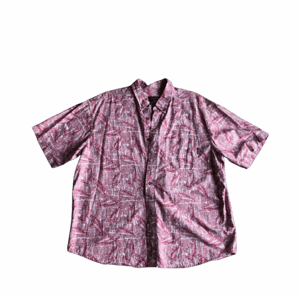 Abstrakt Fish Button Up