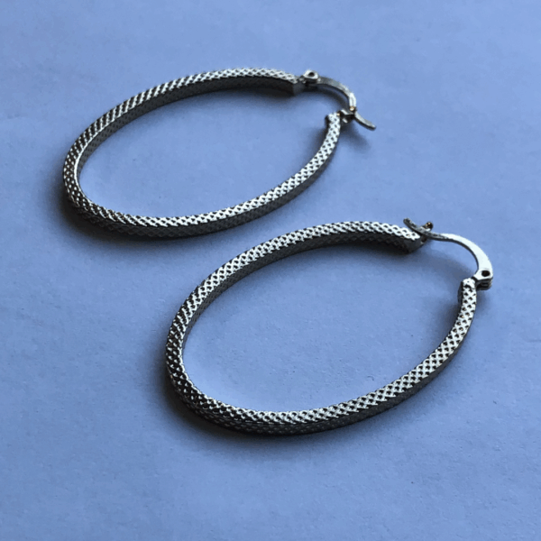 Ovaline Metric Hoop Earrings - Image 11