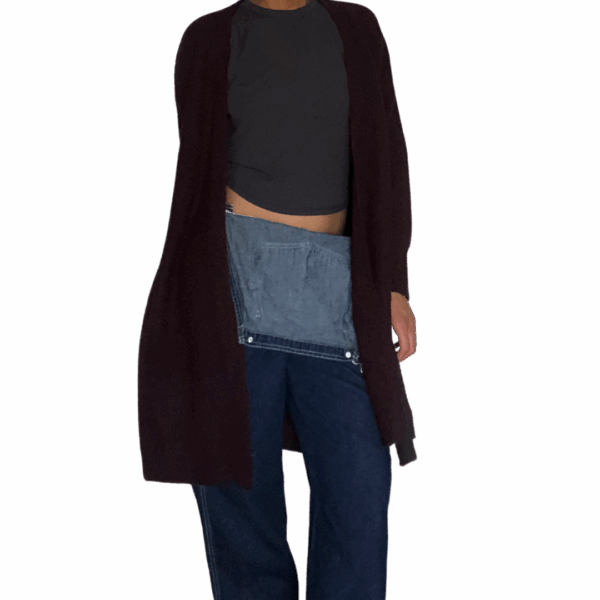 Cozy Antisocial Cardigan Sweater - Image 6