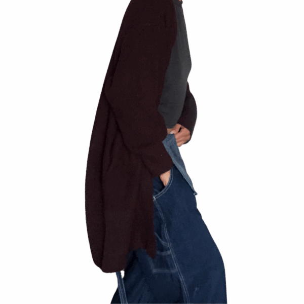 Cozy Antisocial Cardigan Sweater - Image 7