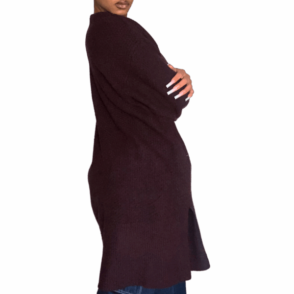 Cozy Antisocial Cardigan Sweater - Image 3