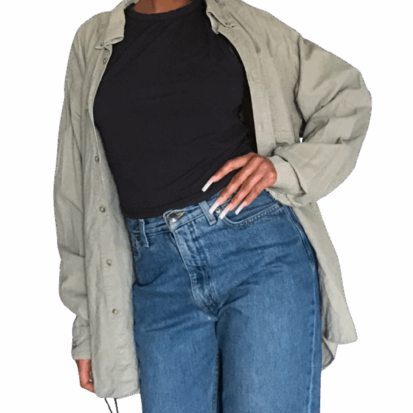 Im Going To Get Coffee Button Up