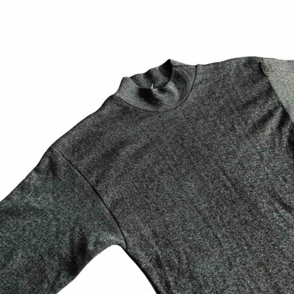 Fitted Sparkle Sleeve Top - Image 2