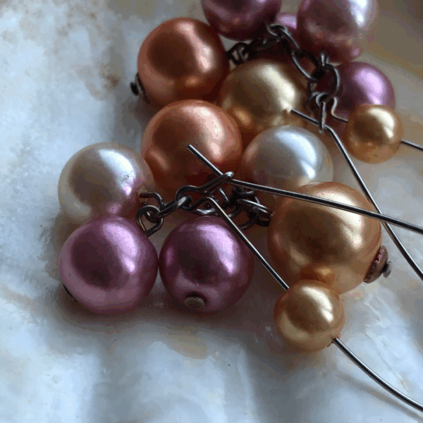 Pearl Rain Earrings - Image 3