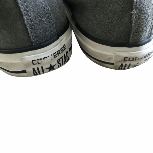 Dark Grey Suede High Top Ankle Sneakers - Image 7