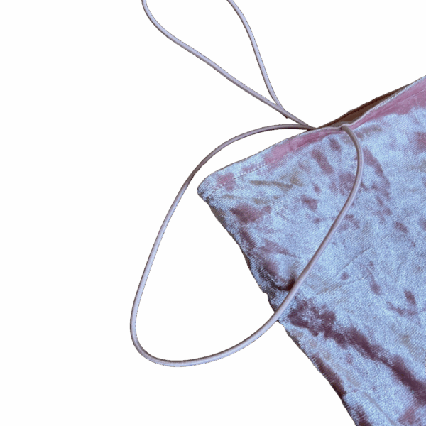 Velvet Square Halter Strap Top - Image 8