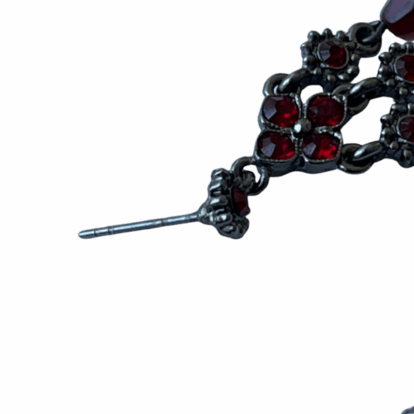 Ruby Chandelier Earrings - Image 5