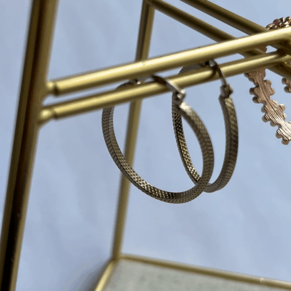 Ovaline Metric Hoop Earrings - Image 7