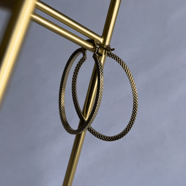Ovaline Metric Hoop Earrings