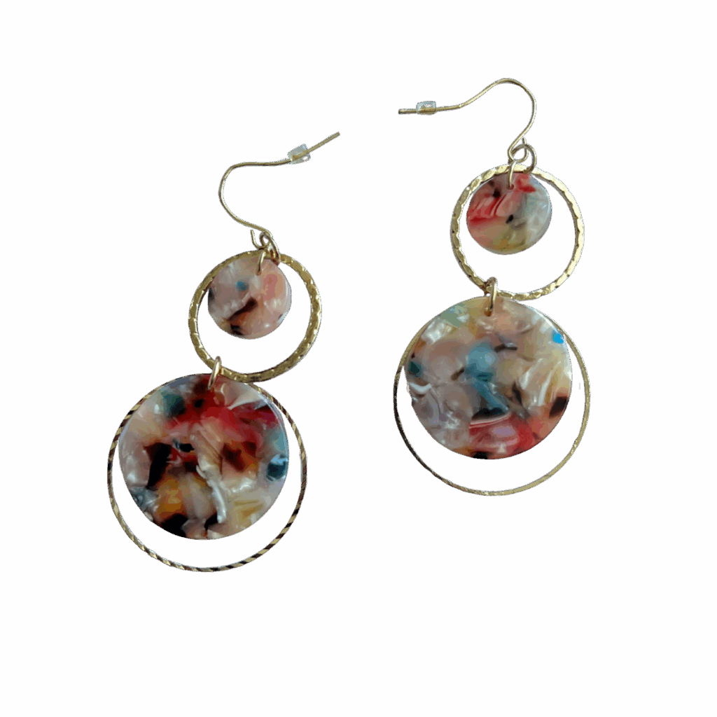 Marble Sphere Earrings
