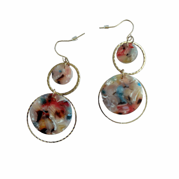 Marble Sphere Earrings