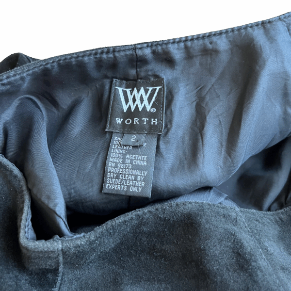 Suede Zag Skirt - Image 6