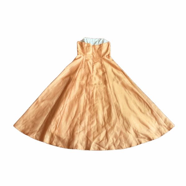 peach pearl dress - Image 9
