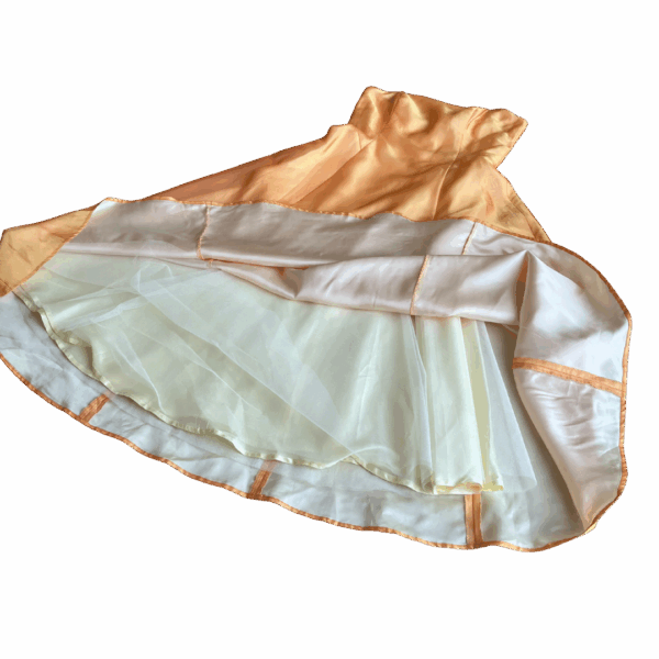 peach pearl dress - Image 2