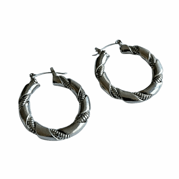 Lock Chain Hoops - Image 5