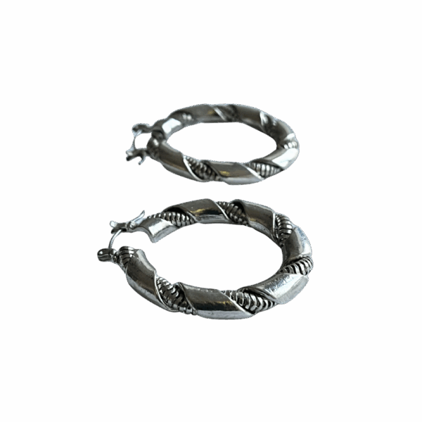 Lock Chain Hoops - Image 3
