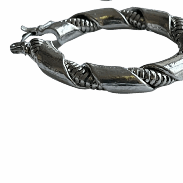 Lock Chain Hoops - Image 7