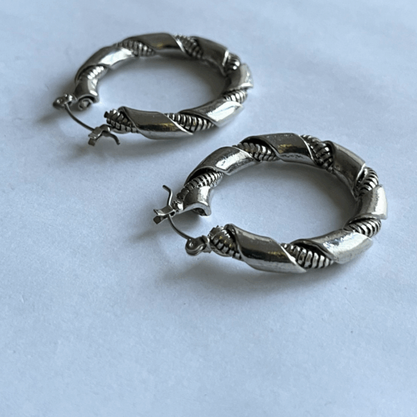 Lock Chain Hoops - Image 6
