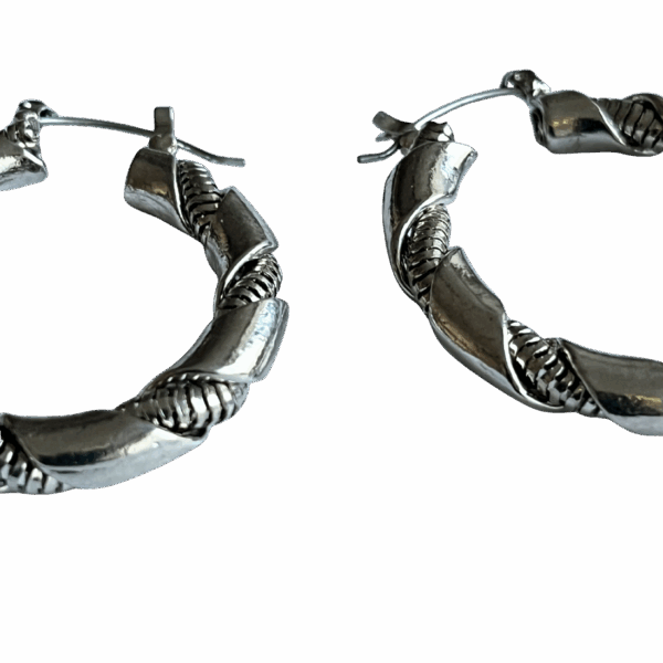 Lock Chain Hoops - Image 8