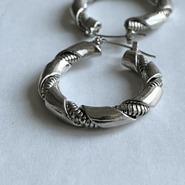 Lock Chain Hoops - Image 2