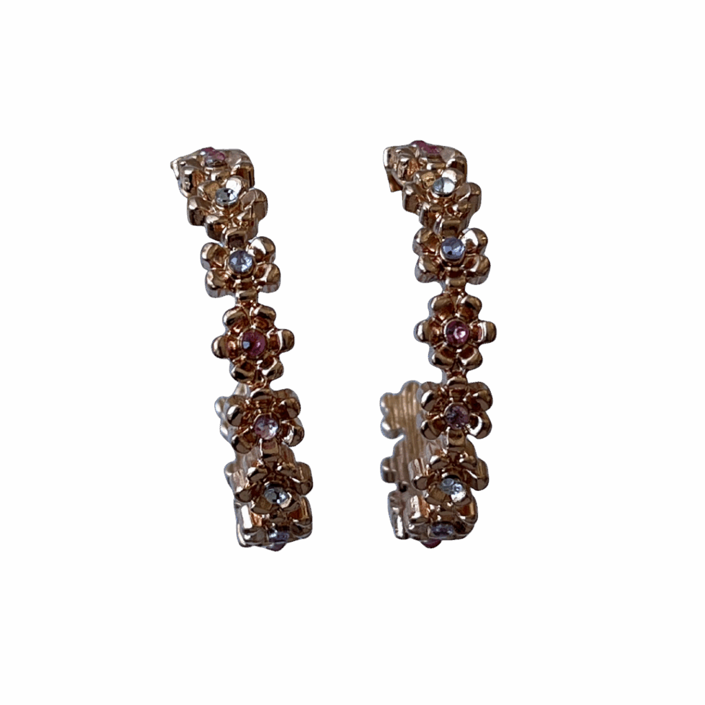 Flower Qw33n Hoops