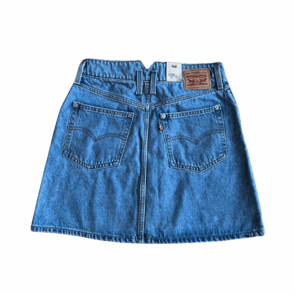 Denim Button Skirt - Image 2