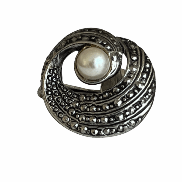Pearl Swirl Earrings - Image 4