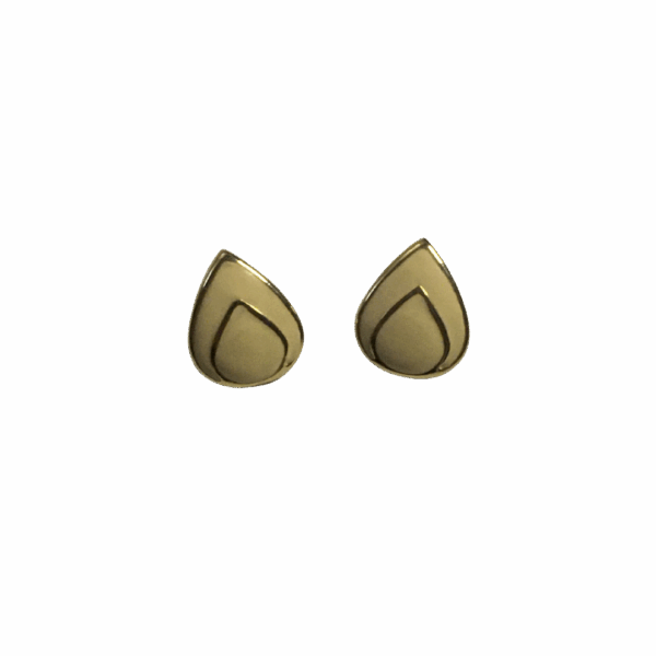 Cream Drop Earrings - Image 3