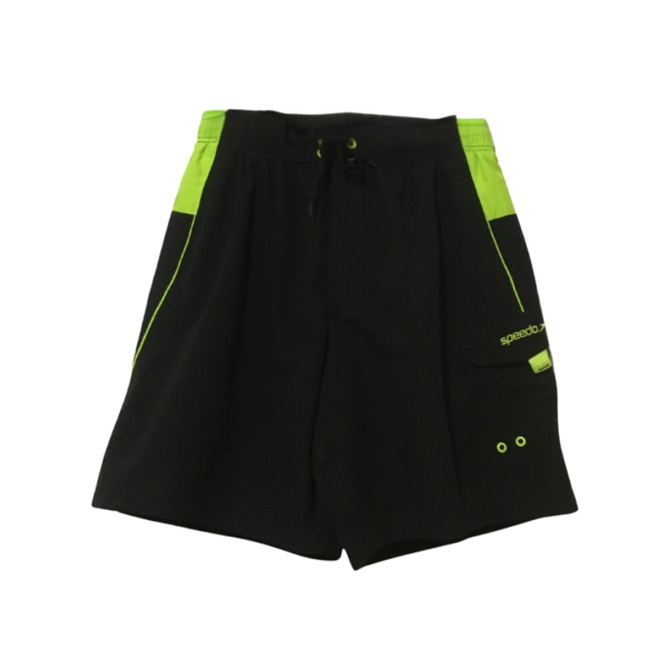 Neon Colorblock Swim Trunk Shorts